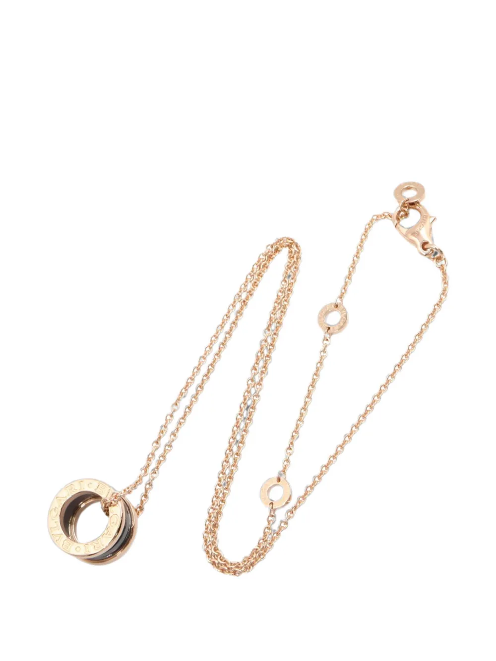 Bvlgari Pre-Owned 2010s B-zero1 ceramic necklace - Rosa