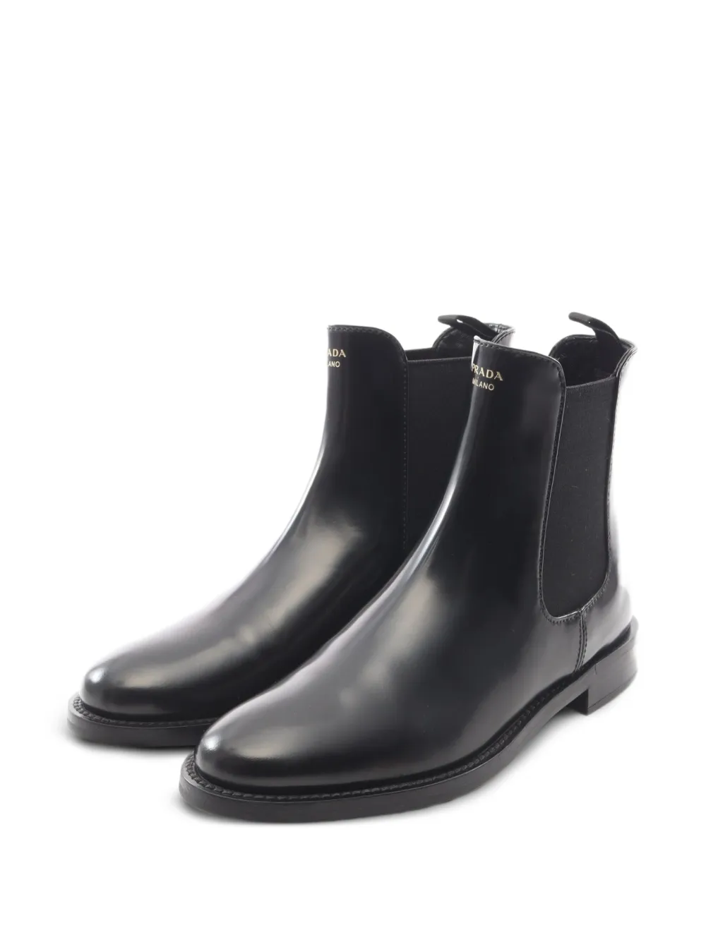 Prada Pre-Owned 2010s side-gore ankle boots - Nero