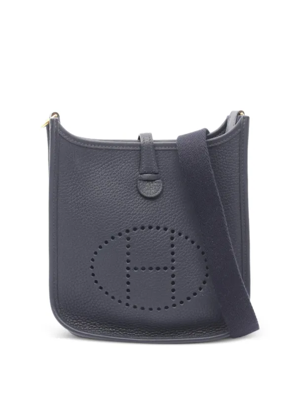 Hermès Pre-owned 2021 Evelyn TPM Amazon Shoulder Bag in Blue
