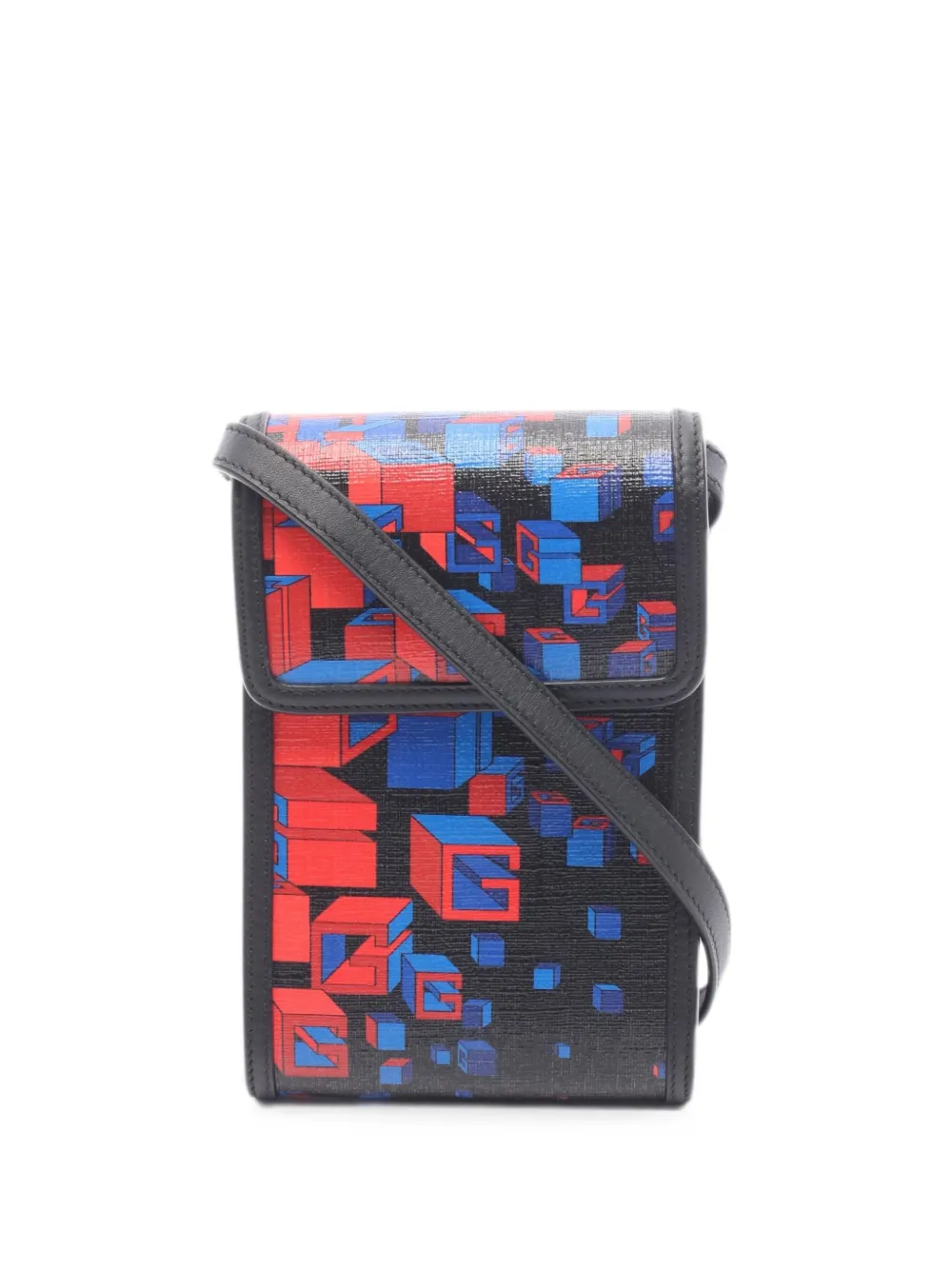 Gucci Pre-Owned 2010s Square G Space cross body bag - Nero