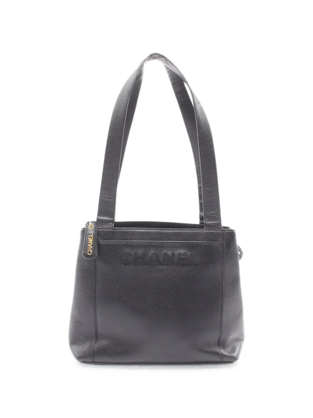 CHANEL Pre-Owned 1996-1997 logo-detail tote bag - Nero