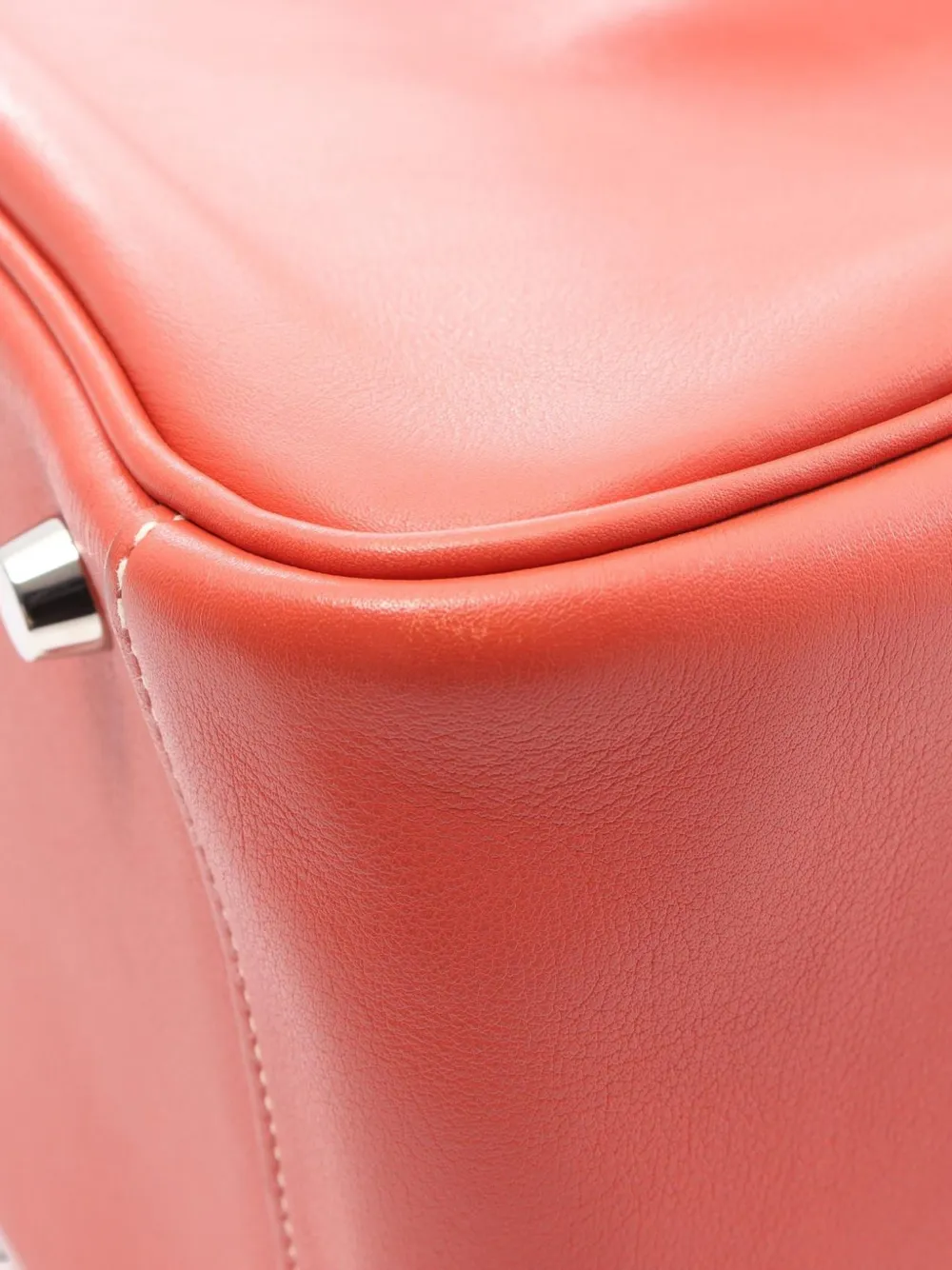 Hermès Pre-owned 2014 Lindy 30 Shoulder Bag in Orange, view 5