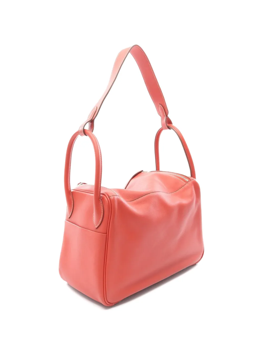 Hermès Pre-owned 2014 Lindy 30 Shoulder Bag in Orange, view 2