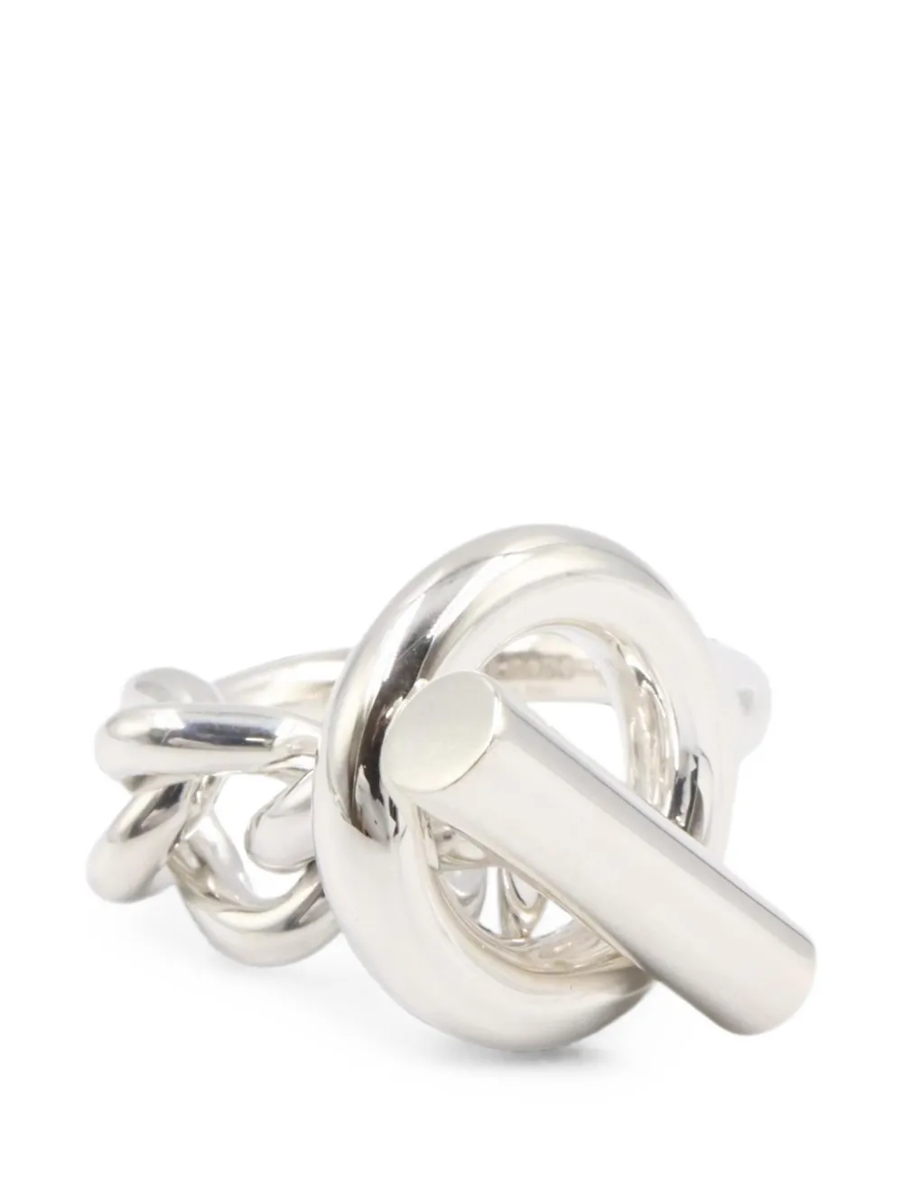 Hermès Pre-Owned 2010s Croisette ring - Argento