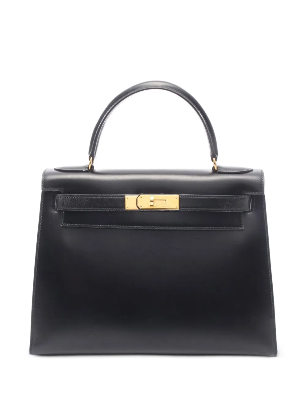 Hermès Pre-Owned 1990 Kelly28 Outside sewing handbag - Nero