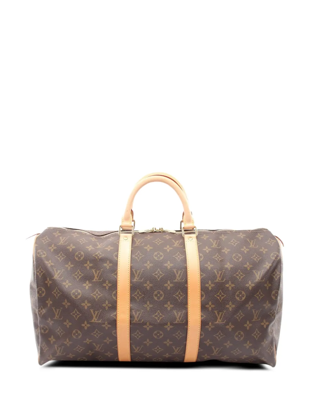 Louis Vuitton Pre-Owned 2002 50 Keepall Monogram Bandoulière holdall bag - Brown