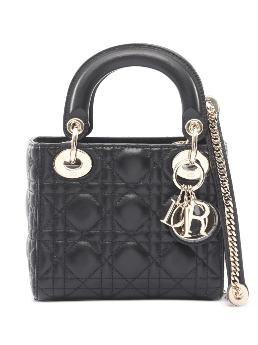 Christian Dior Pre-Owned 2020 mini Lady Dior two-way handbag - Nero