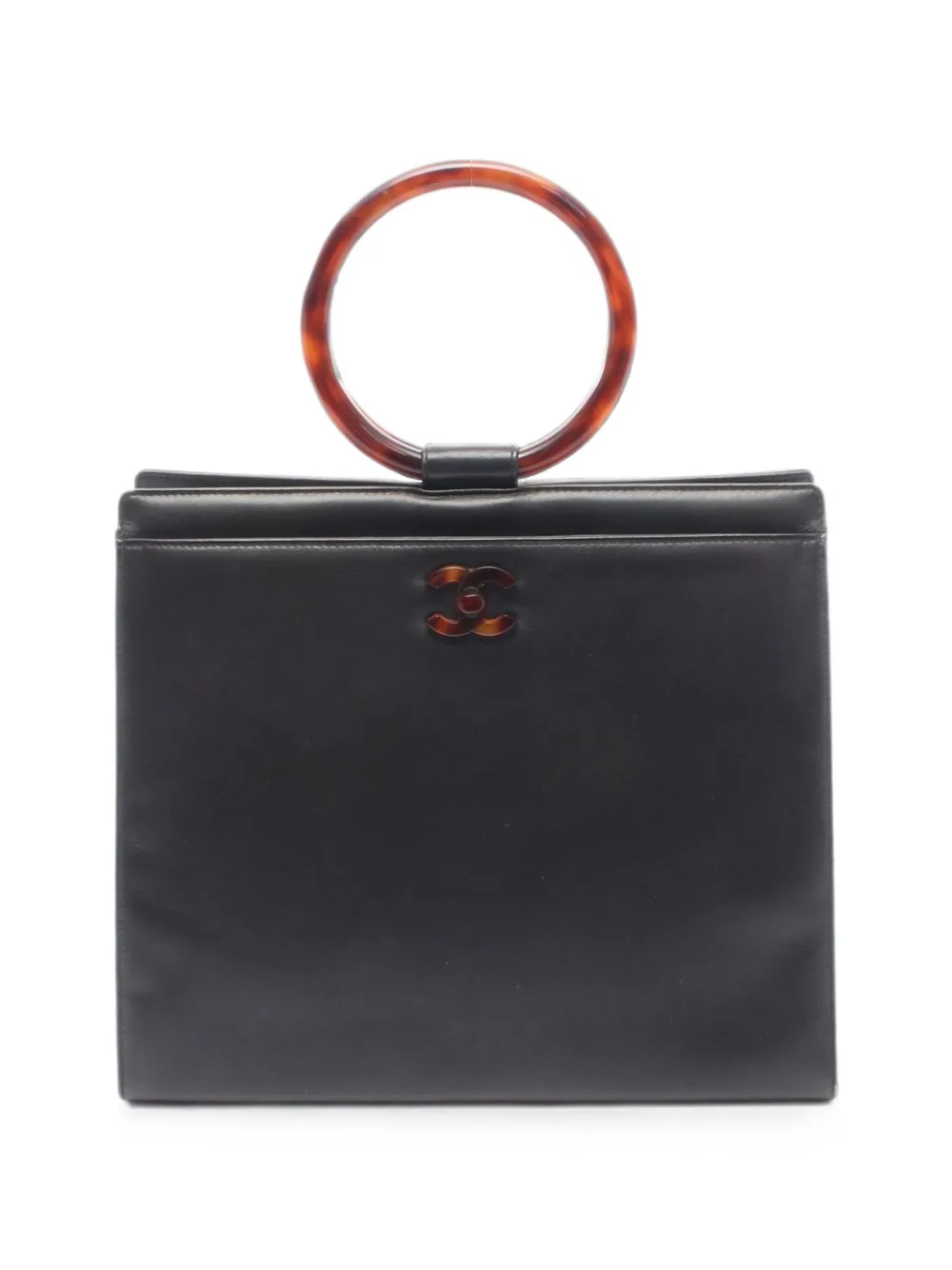 CHANEL Pre-Owned 1997-1999 CC tortoiseshell-effect handbag - Nero