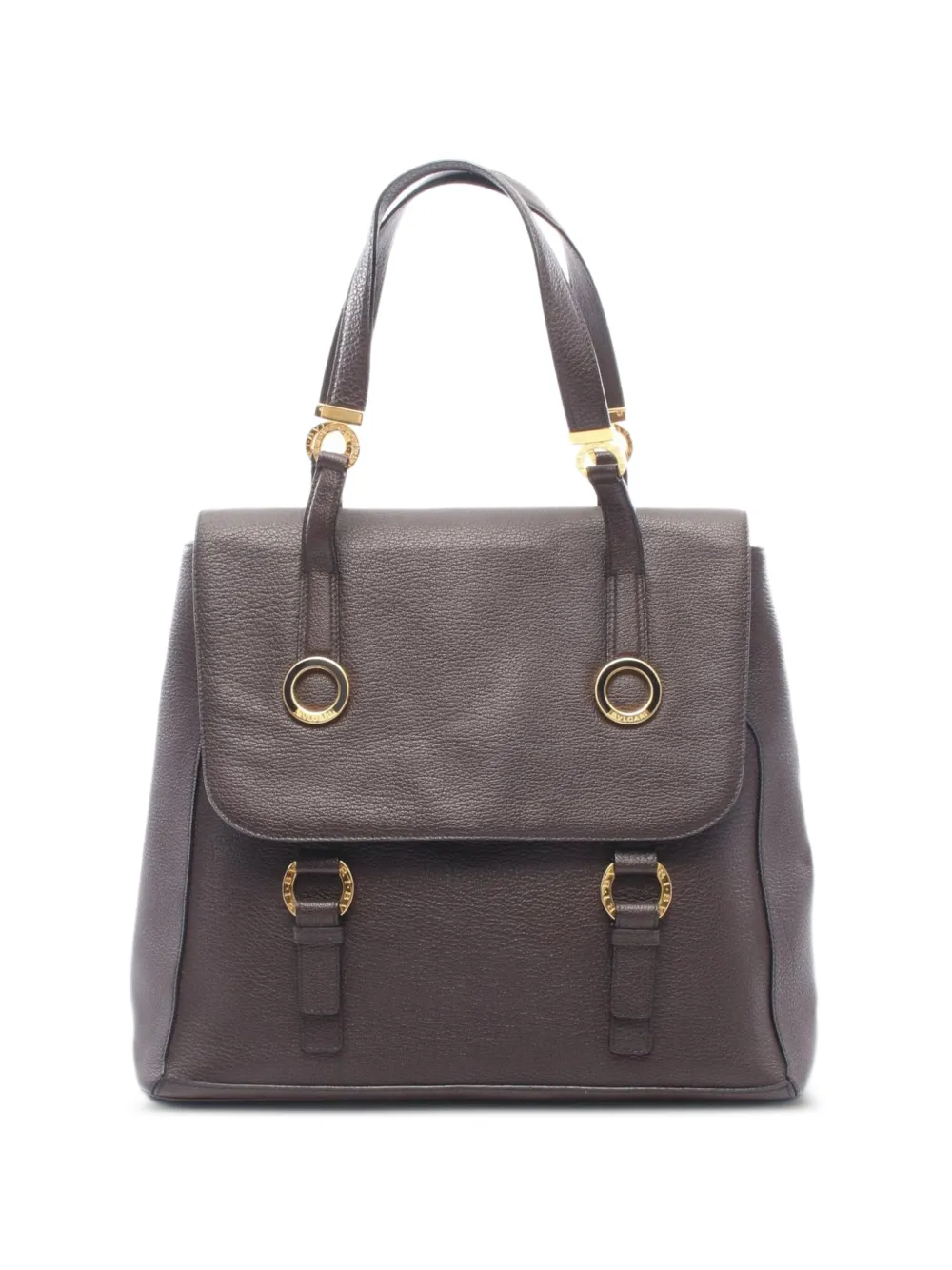 Bvlgari Pre-Owned 2010s leather tote bag - Braun
