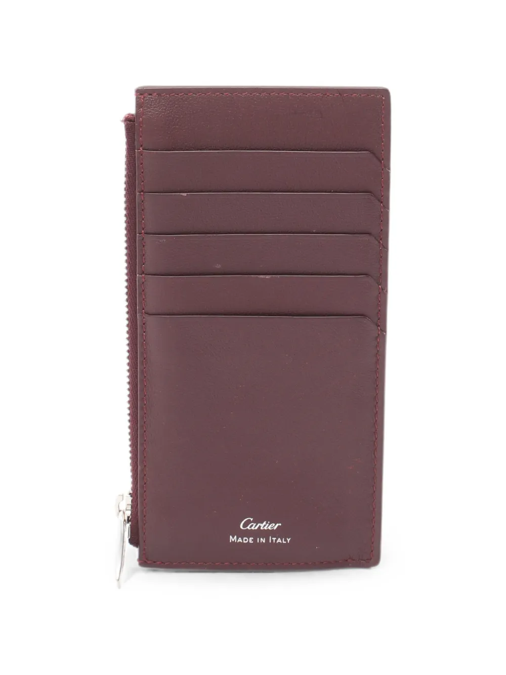 Cartier 2010s leather cardholder - Rot