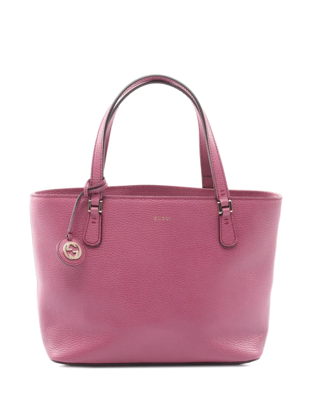 Gucci Pre-Owned 2010s Interlocking G leather tote bag - Viola