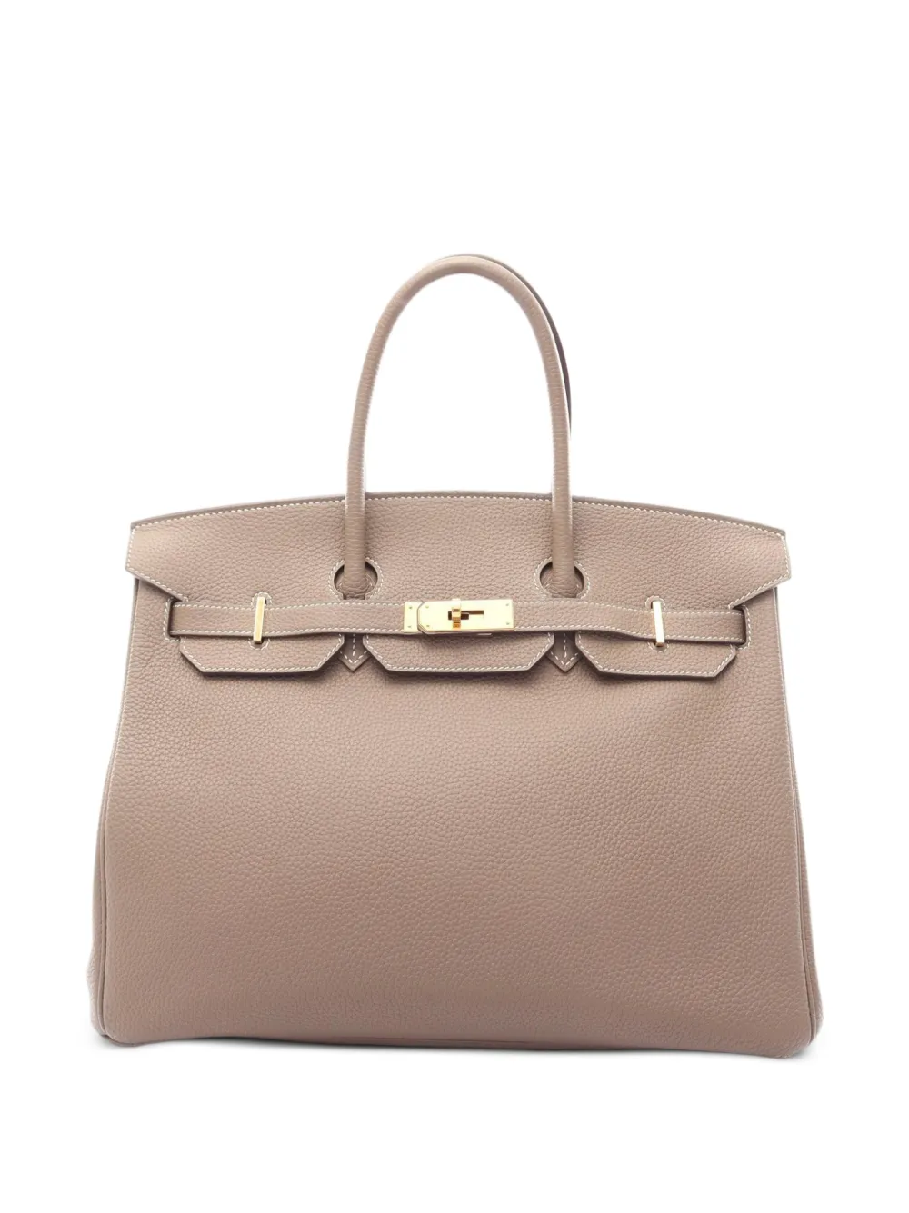 Hermès Pre-Owned 2018 Birkin 35 Togo handbag - Toni neutri