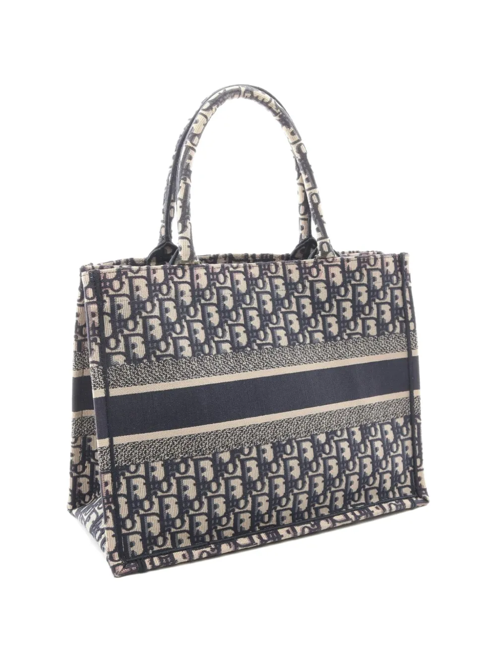 Christian Dior Pre-Owned 2010s medium Book Oblique shopper Blauw