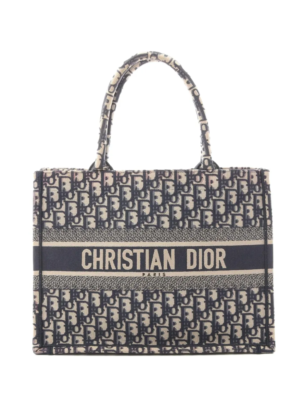 Christian Dior Pre-Owned 2010s medium Book Oblique tote bag - Blu