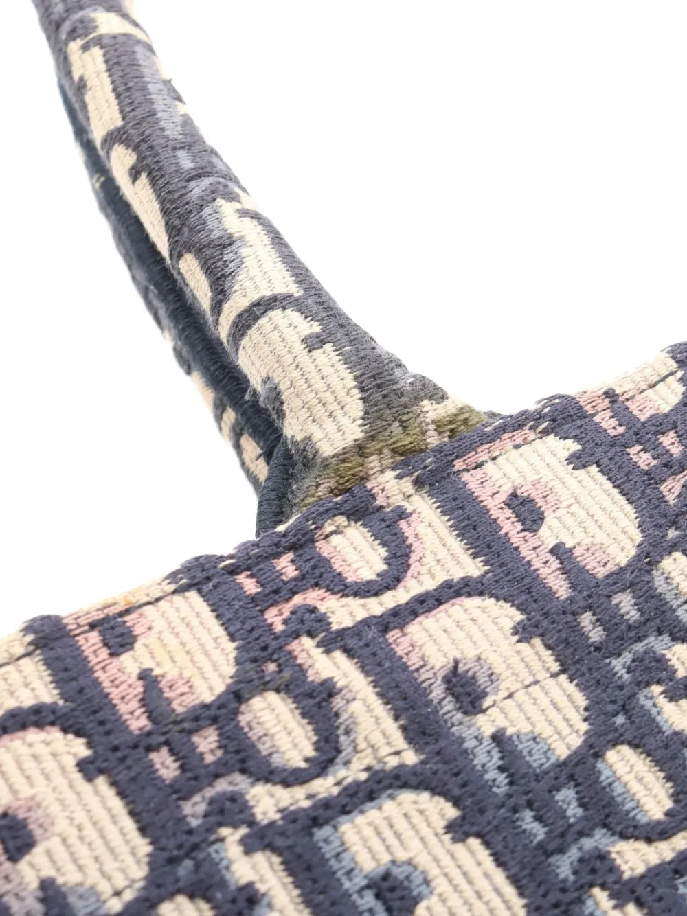 Christian Dior Pre-Owned 2010s medium Book Oblique shopper Blauw