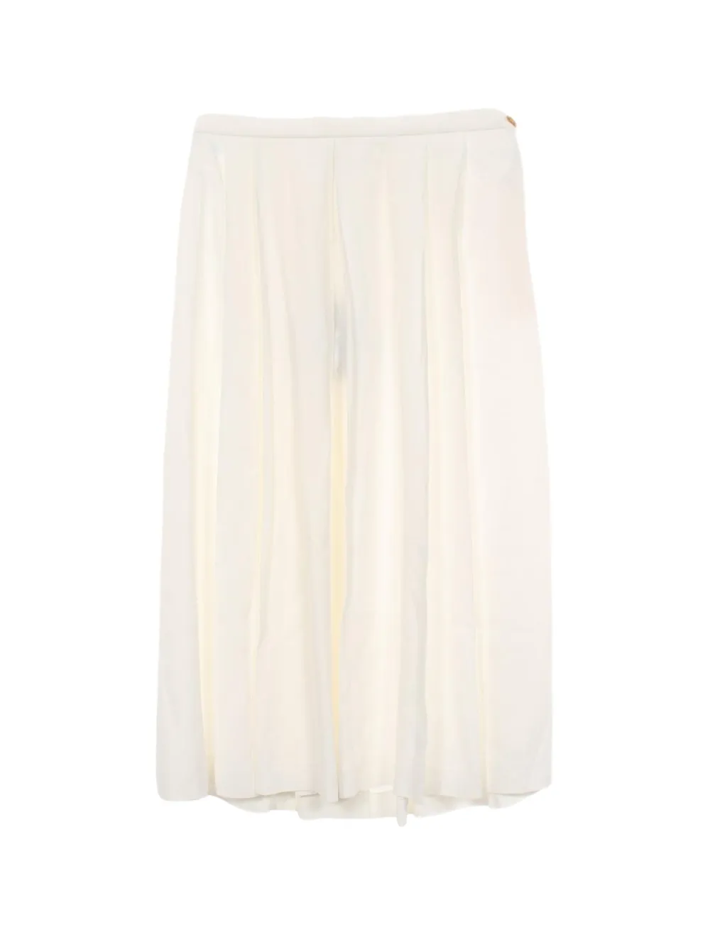 Louis Vuitton Pre-Owned 2020s pleated midi skirt - Toni neutri