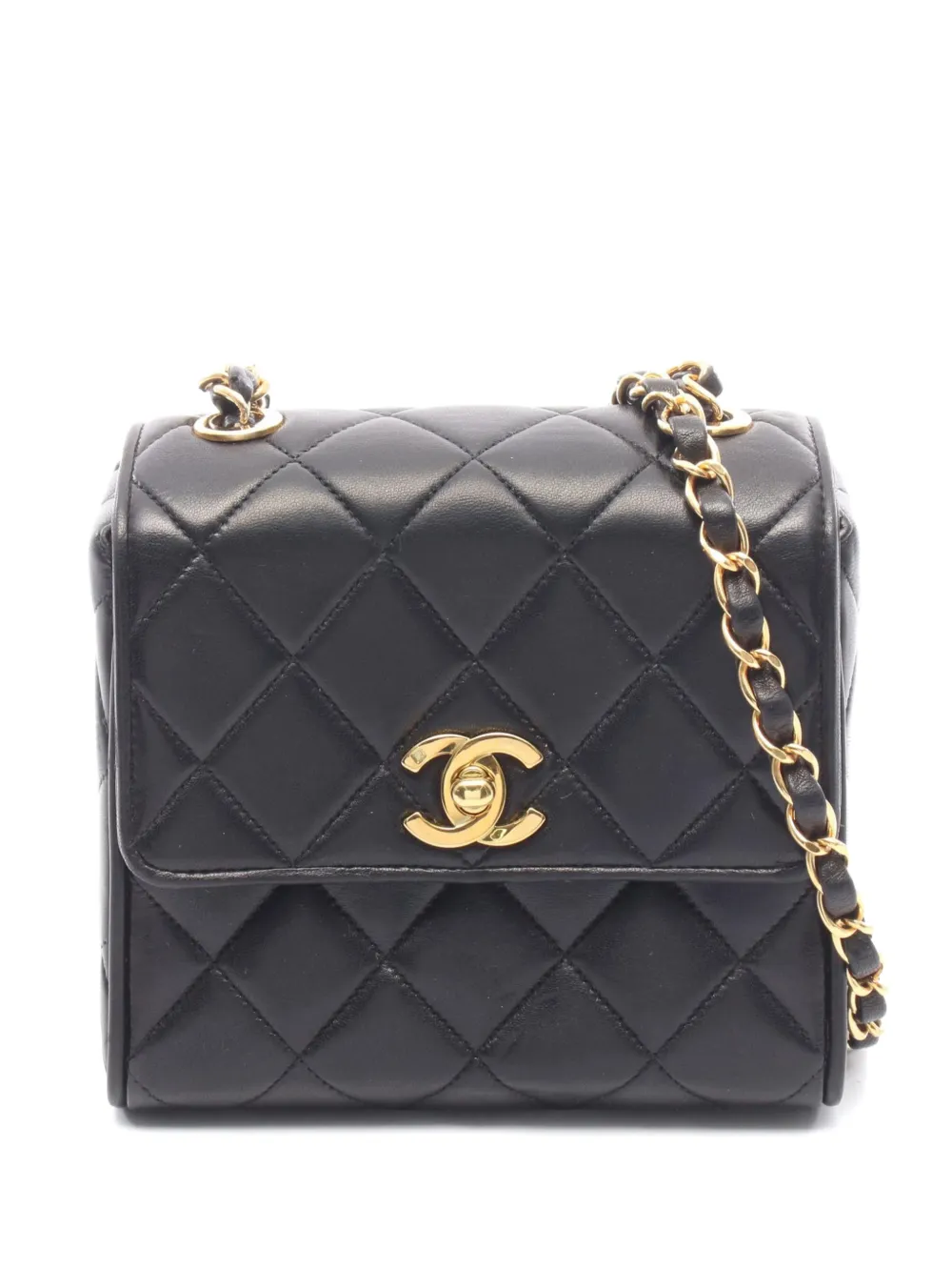 CHANEL Pre-Owned 1991-1994 mini quilted shoulder bag - Nero