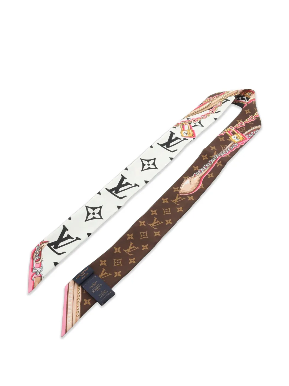 Louis Vuitton Pre-Owned Ultimate BB ribbon scarf - Marrone
