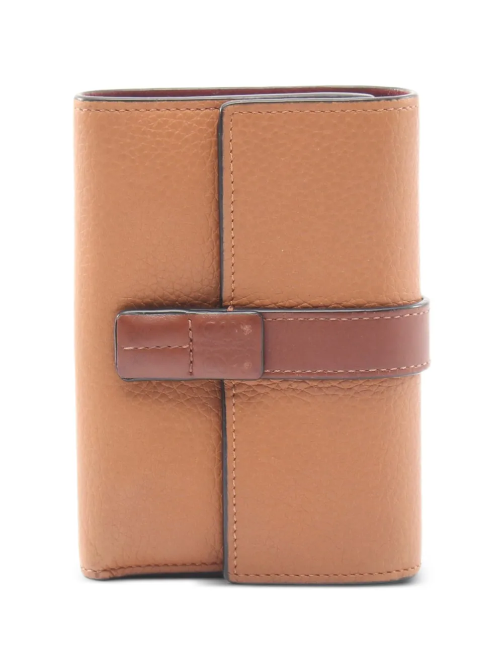 Loewe Pre-Owned 2000s Vertical trifold wallet - Braun
