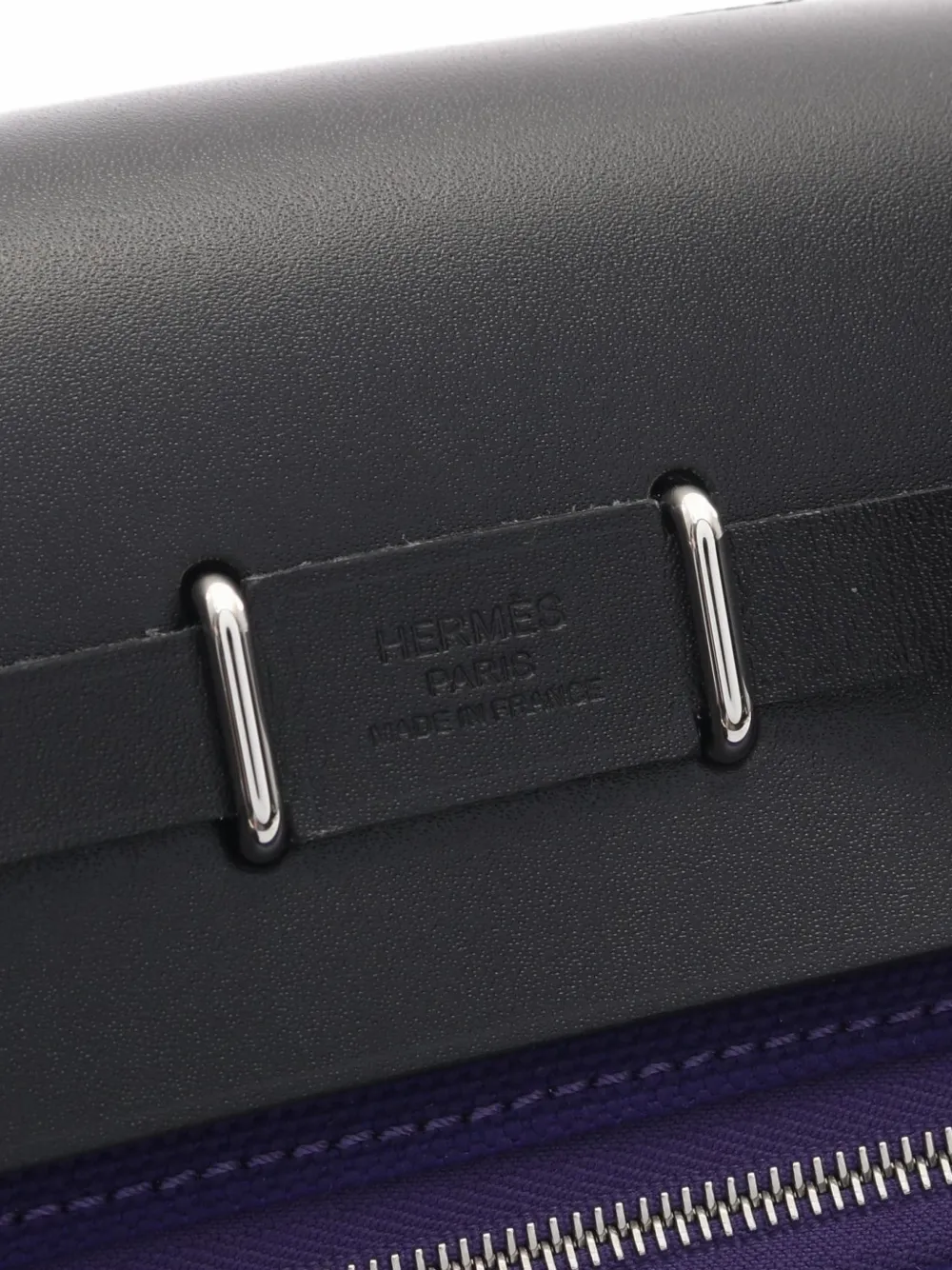 Hermès Pre-Owned 2026 kleine Herbag schoudertas met rits Paars