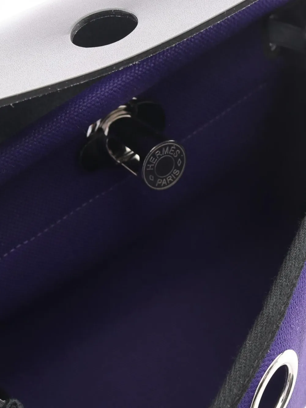 Hermès Pre-Owned 2026 kleine Herbag schoudertas met rits Paars