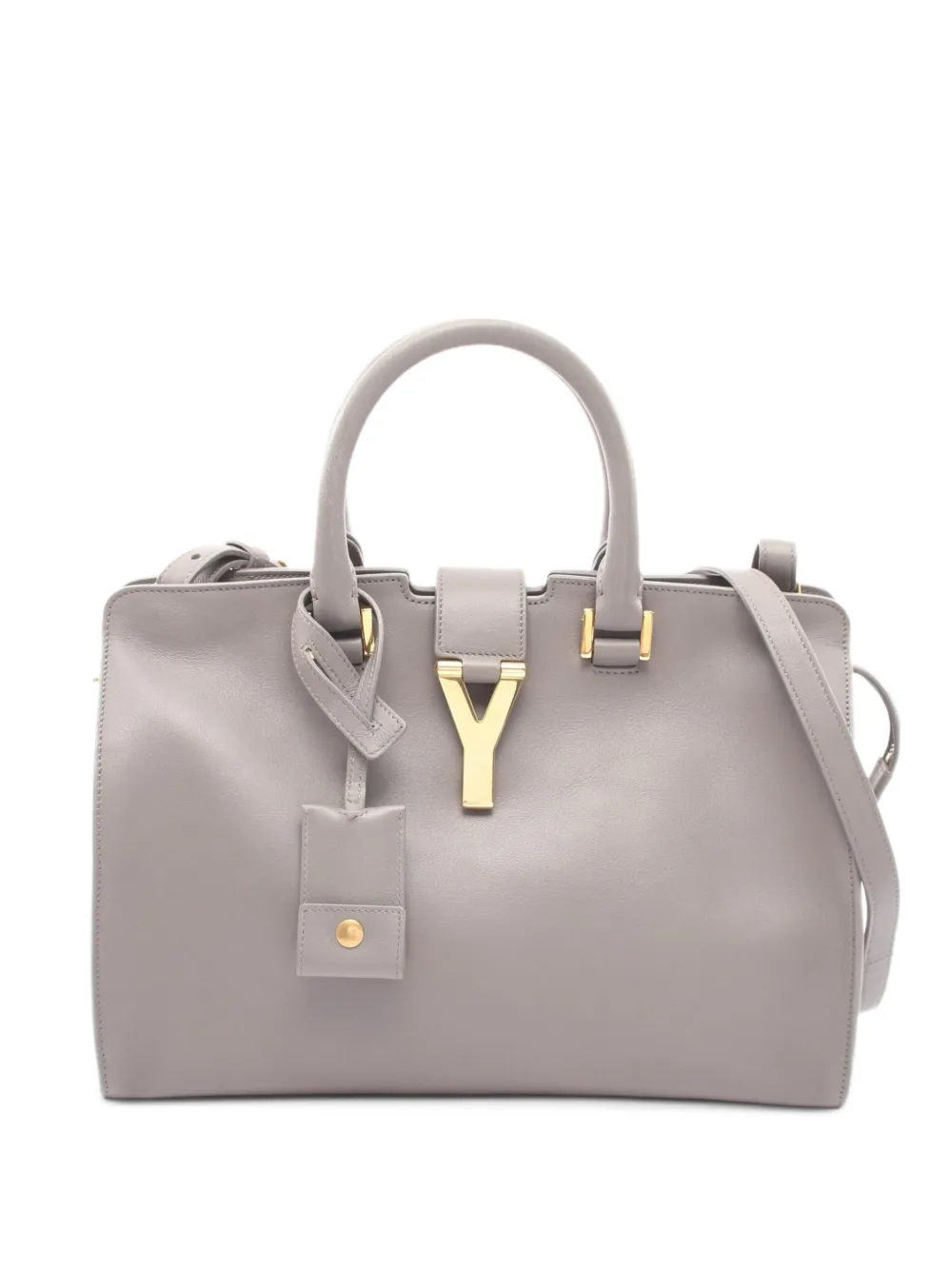 Saint Laurent Pre-Owned small Y Cabas tote bag - Grigio