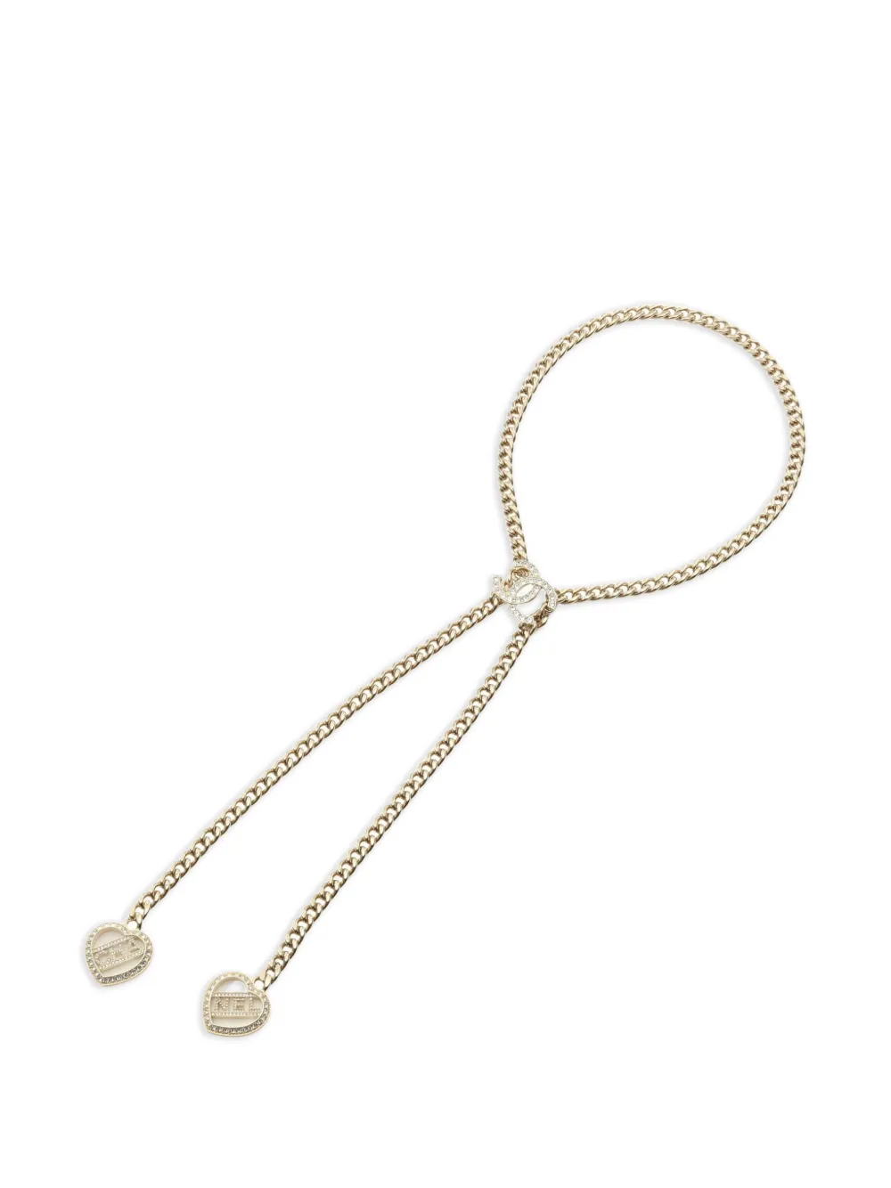 CHANEL Pre-Owned 1986-1988 Coco Mark necklace - Gold