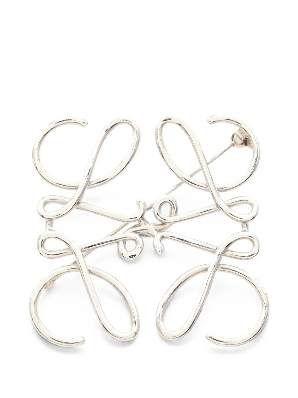 Loewe Pre-Owned Spilla Anagram anni 2010 - Argento