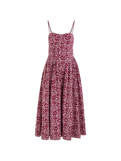 Simkhai floral guipure-lace midi dress