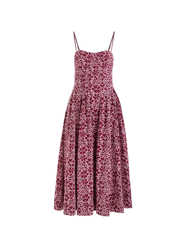 floral guipure lace midi dress Floral Guipure Lace Midi Dress
