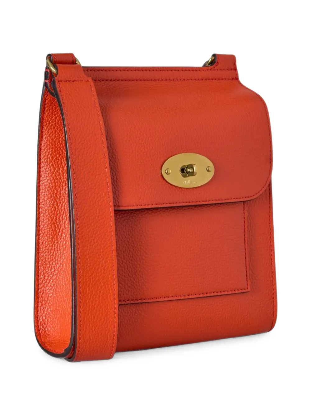Mulberry Kleine Antony leren schoudertas Oranje
