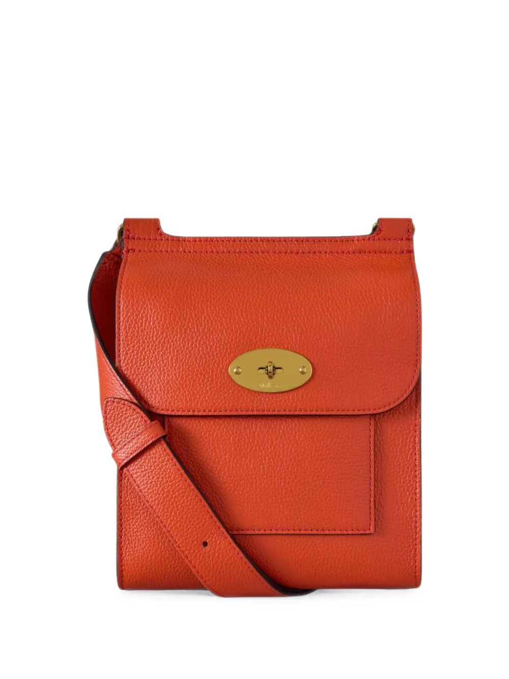 Mulberry Borsa a spalla Antony in pelle piccola - Arancione
