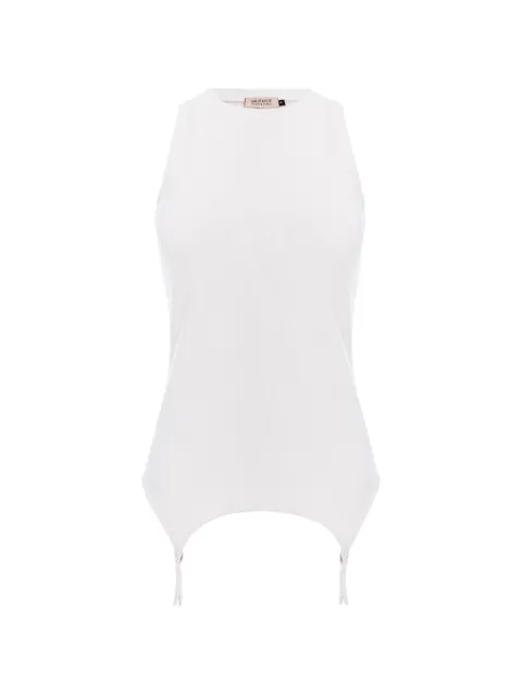 Murmur ribbed garter tank top