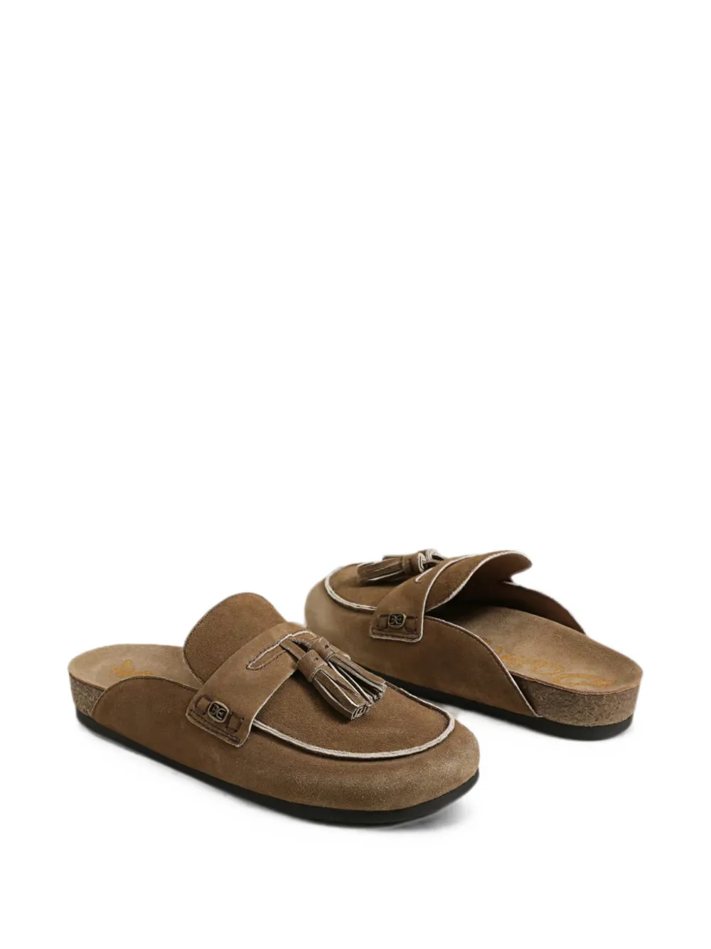 Sam Edelman Astrid tassel-detail mules Bruin