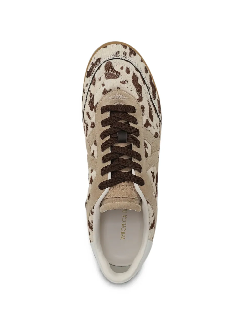 Veronica Beard Natalia animal-print sneakers Beige