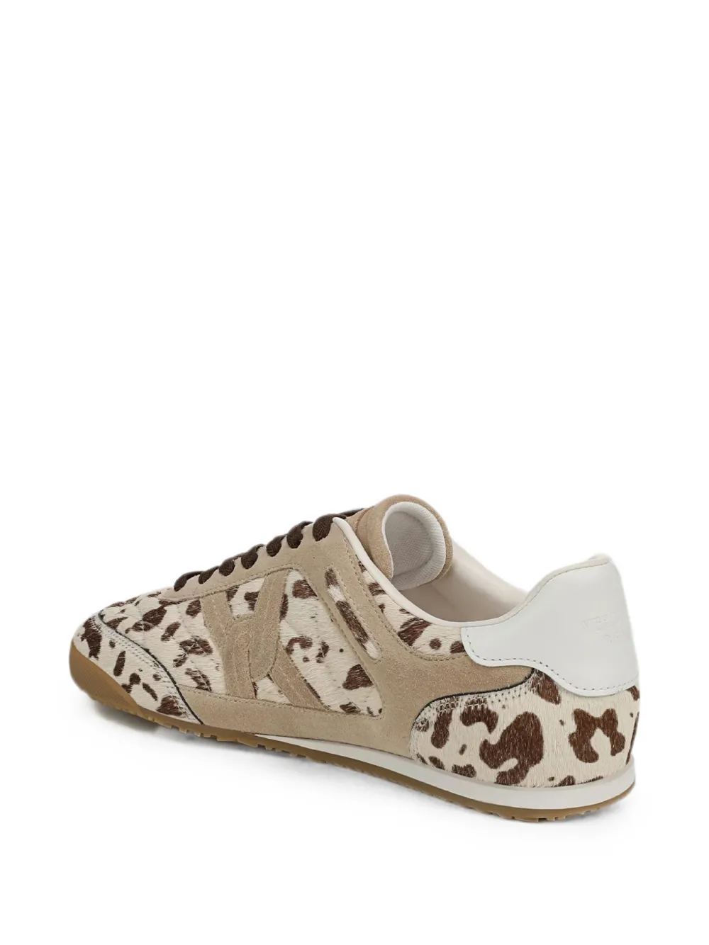 Veronica Beard Natalia animal-print sneakers Beige
