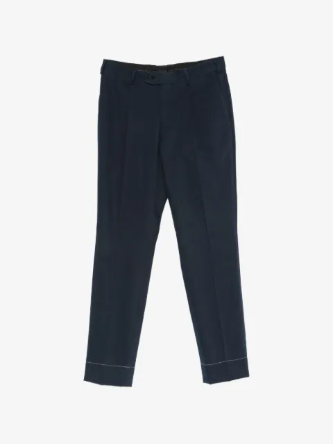 Brioni pantalones rectos con pinzas