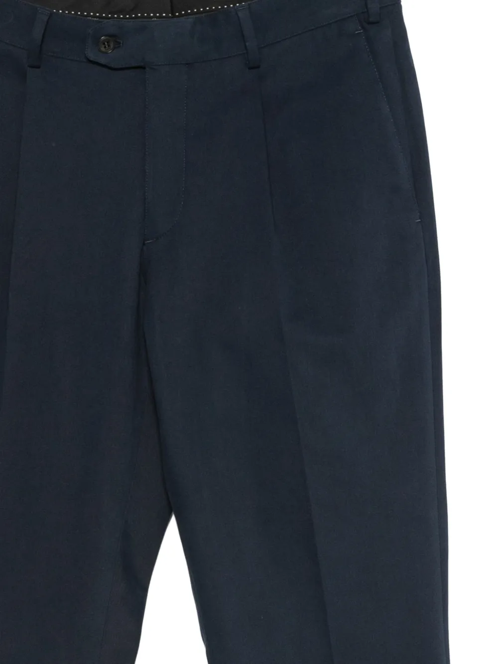 Brioni Straight plooibroek Blauw