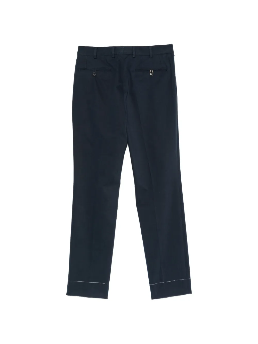 Brioni Straight plooibroek Blauw
