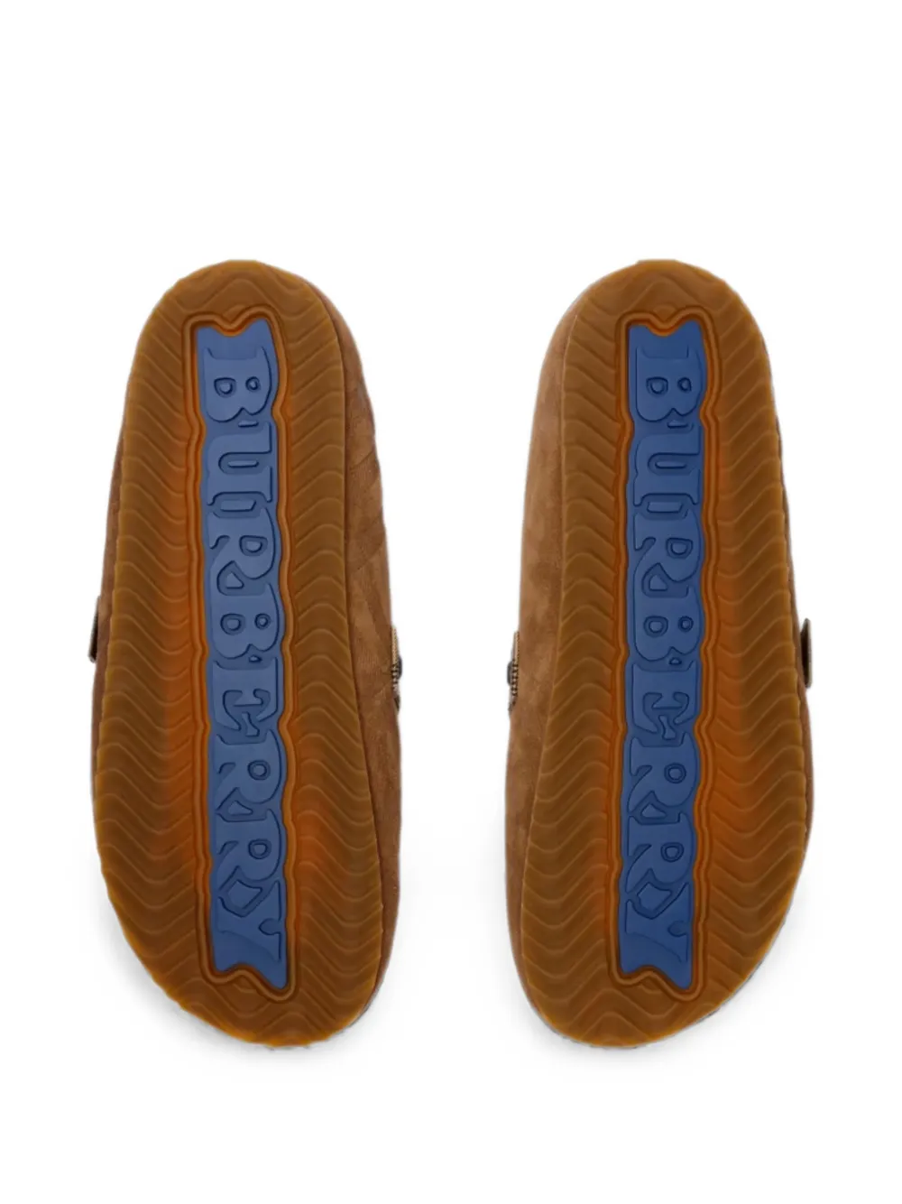Burberry Urchin check-pattern buckle-fastening flat mules Bruin