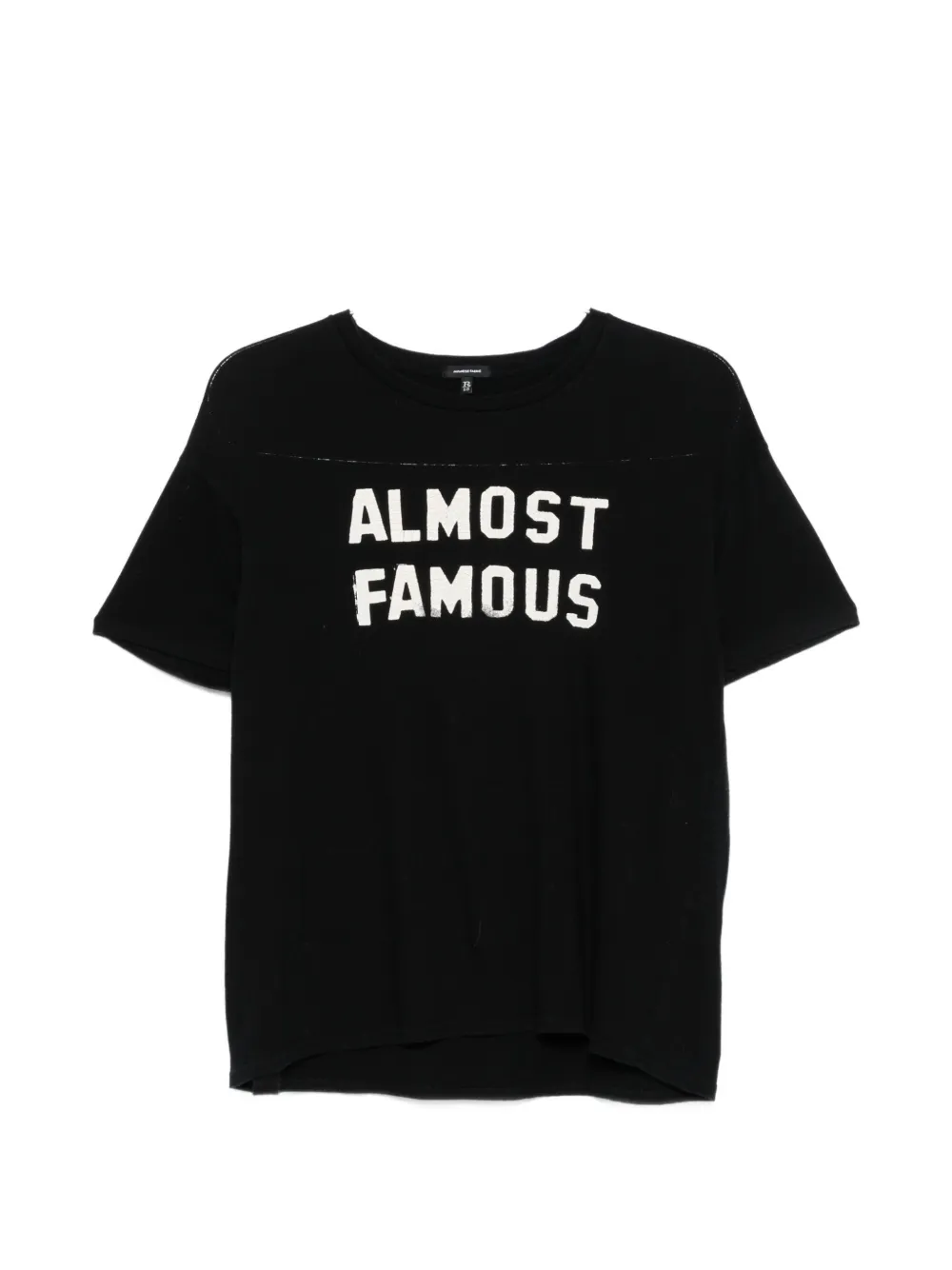 R13 Almost Famous distressed-effect T-shirt - Nero