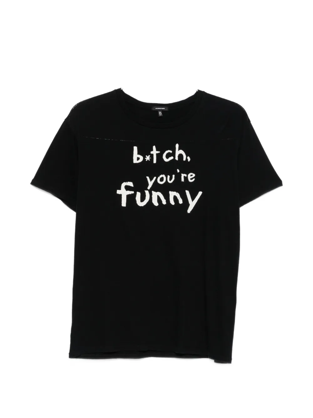 R13 You're Funny Boy T-shirt - Nero