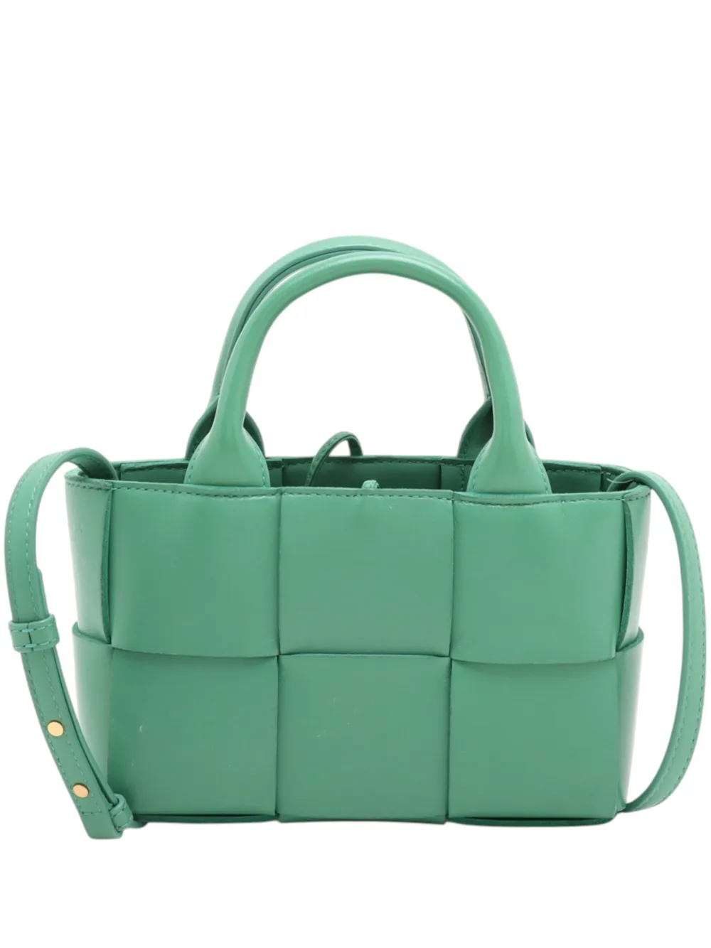 Bottega Veneta Pre-Owned 2012-2026 Candy Nappa Maxi Intrecciato Arco Tote satchel - Green