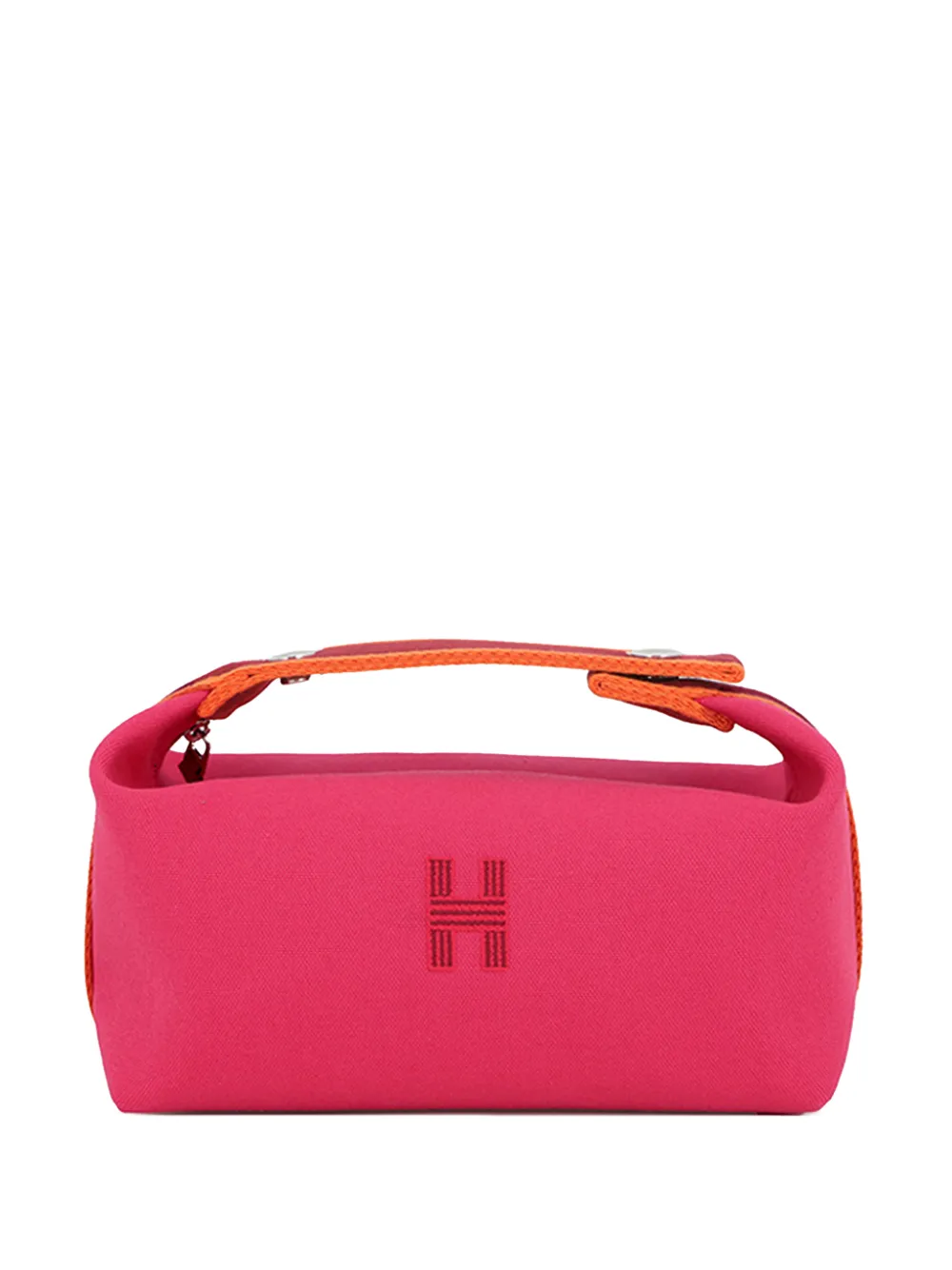 Hermès Pre-Owned Trousse Bride A Brac Case piccola in tela Toile 2010-2026 - Rosa