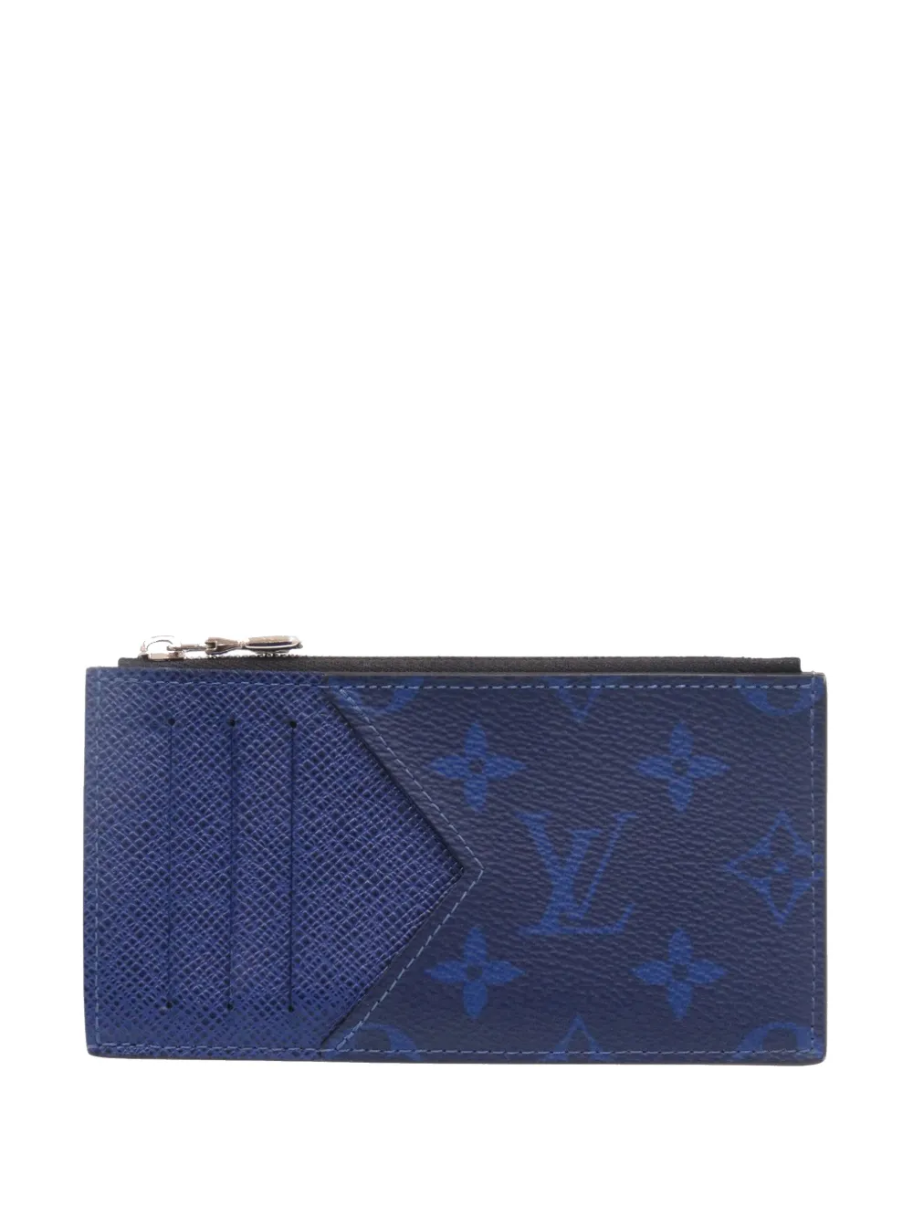 Louis Vuitton Pre-Owned 2021-2026 Taigarama Coin Kartenetui mit Monogramm - Blau