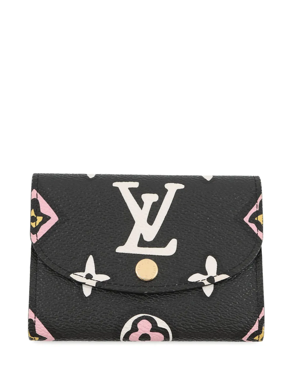 Louis Vuitton Pre-Owned Portamonete Giant Wild at Heart Rosalie con monogramma 2021-2026 - Nero