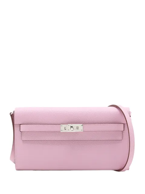 Hermès Pre-Owned bolsa crossbody Epsom Kelly To Go Wallet 2025