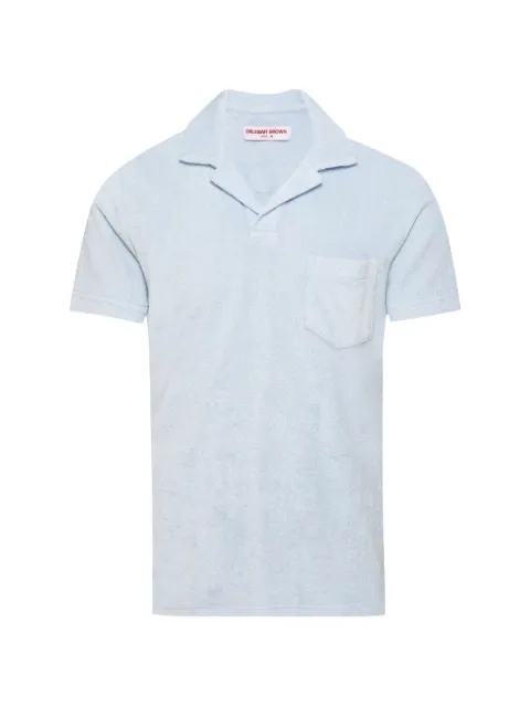 Orlebar Brown terry-towelling polo shirt