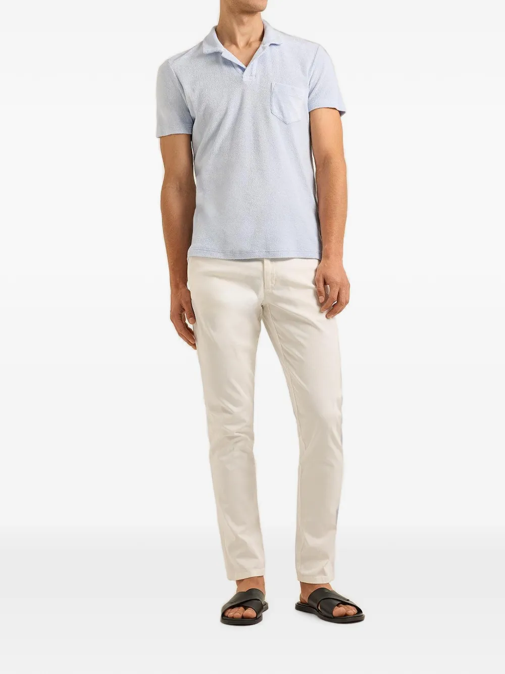 Orlebar Brown Poloshirt van badstof Blauw
