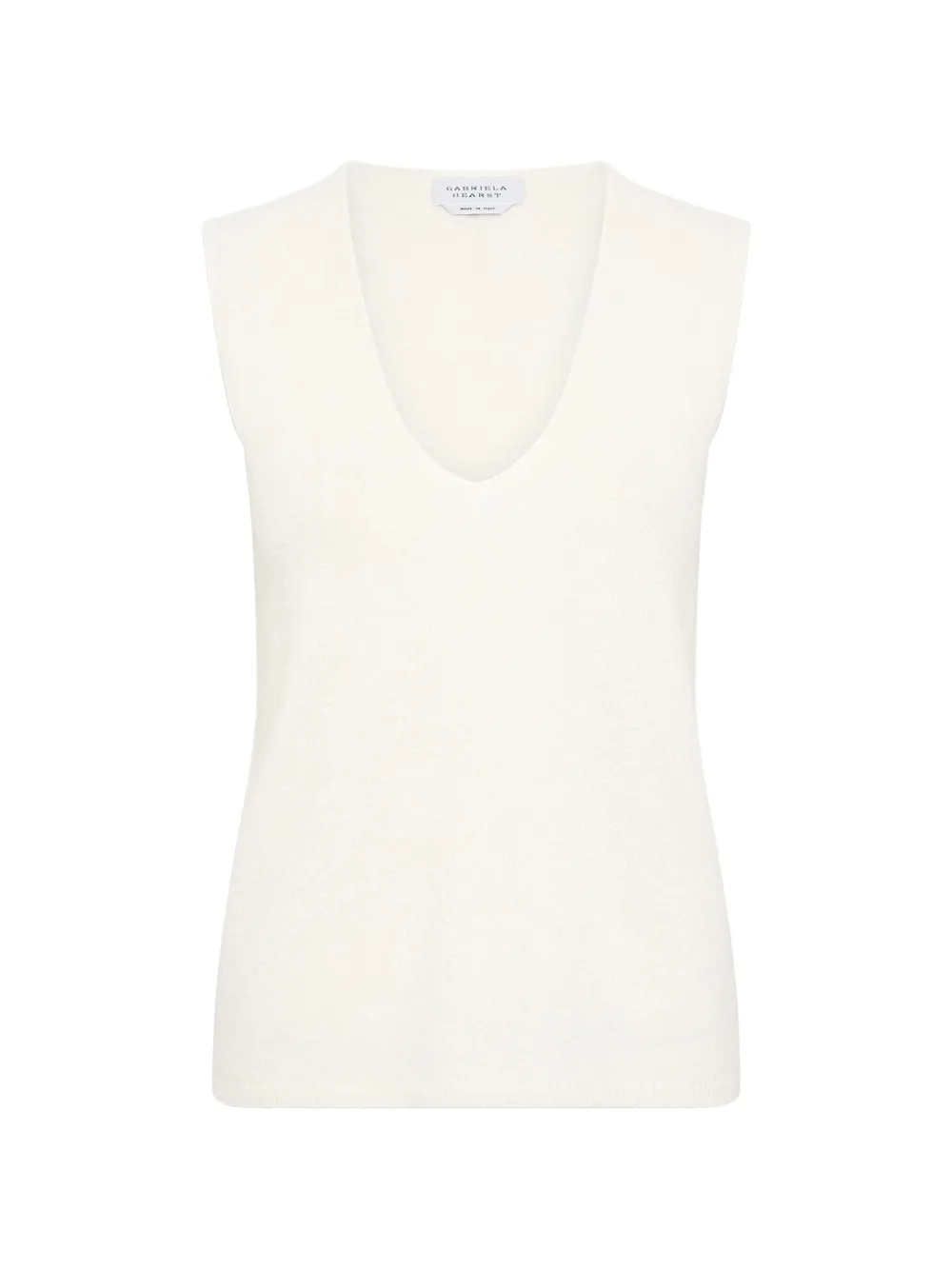 Gabriela Hearst Scion V-neck vest - White